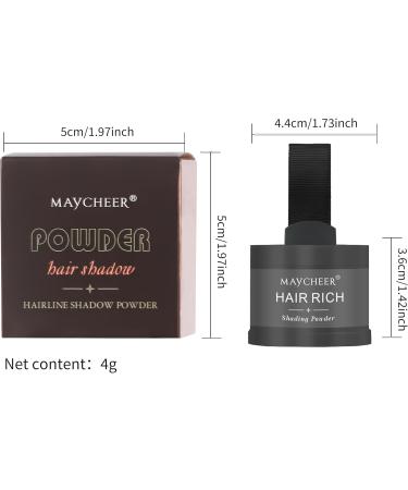 Hairline Powder Hair Shadow Hair Root Concealer Hairline Shadow Cover Up Powder Use for Filling in Thinning Hair Hair Root Concealer For Makeup for Men and Women (Almond Orange) - Buy Online on GoSupps.com