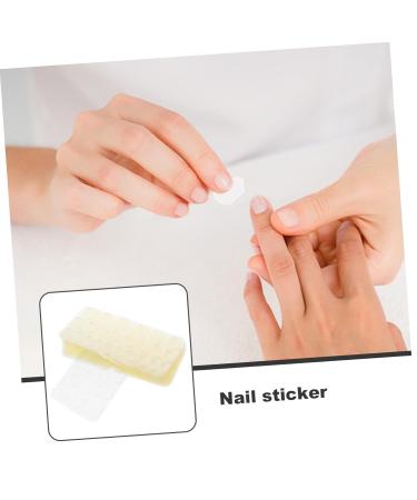 Beatifufu 50 Sheets False Nail Jelly Glue Tab Nail Glue Stickers for Nails Jelly Gel Tips Dongles Jelly Gel False Nails Glue Silica Gel Manicure - Buy Online on GoSupps.com