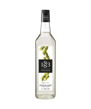 1883 Maison Routin Premium Cane Sugar (Gomme) Syrup for Cocktails Mocktails Coffee & Iced Tea Glass 1L - Buy Online on GoSupps.com