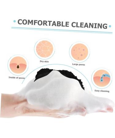 WOONEKY 10pcs Soap Foaming Mesh Bag Soap Scrubber Pouch Net Bag Soap Foaming Pouch Soaps Black Nylon Fiber - Buy Online on GoSupps.com