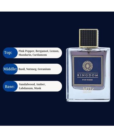 MTJ Eau De Parfum Sprays 100ML For Men (Pour Homme) (Kingdom Pour Homme) - Buy Online on GoSupps.com