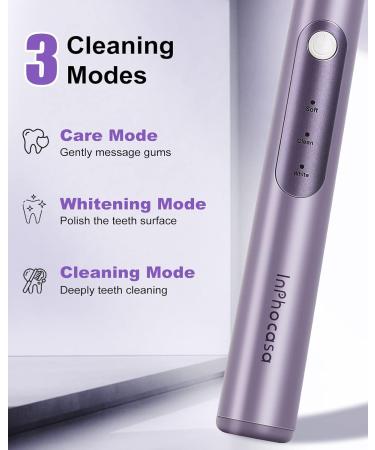 Sonic Electric Toothbrush for Adults & Kids | Rechargeable 3 Modes Smart Timer - 1 Pack - Buy Online on GoSupps.com