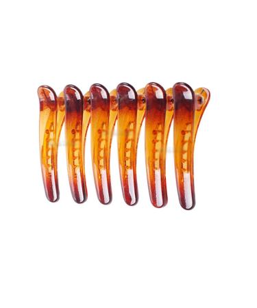 12PCS Brown Plastic Metal Alligator Bows Hair Clips Professional Hairdressing Salon Hair Barrettes Duck Bill Teeth Hair Clips Non Slip Band Clips (4.9CM) 1.77 Inch (Pack of 12) - Buy Online on GoSupps.com