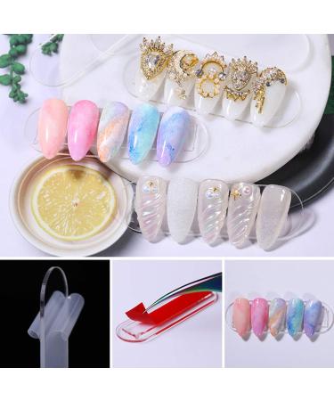 AchidistviQ Nail Art Color Palette for Artificial Nails - Premium Mirror & Glass Display - Buy Online on GoSupps.com