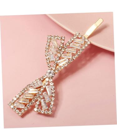 ifundom bow hairpin hair barrettes for women wedding hairpin hair clips for styling bobby hair pin bowknot hairpin hair accessories for women wedding side clip bangs alloy bridesmaid - Buy Online on GoSupps.com