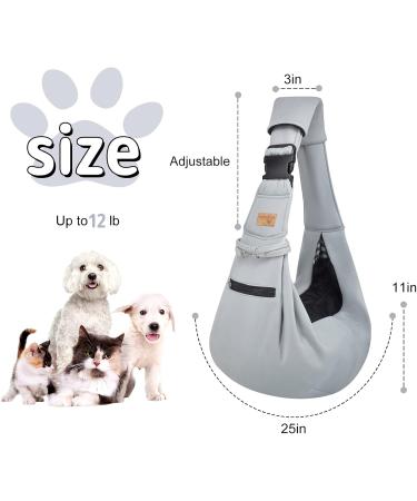 VRBabies Pet Dog Sling for Small Dogs - Adjustable Comfortable Shoulder Pads & Freehand Design for Easy Travel - Buy Online on GoSupps.com