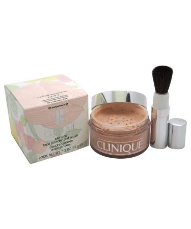 Clinique Blended Face Powder + Brush - No. 04 Transparency