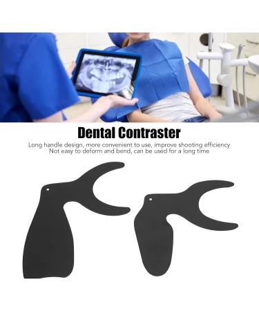 2 Pcs Dental Photo Contrast Oral Black Background Board High Temperature Resistant Intraoral Photo Contraster with Scale Professional Dental Tool - Buy Online on GoSupps.com