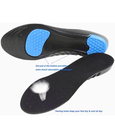 Memory Foam Insoles Shoes Inserts for Men Women Kids - M(Men's 6-9/ Women 7-11) - Buy Online on GoSupps.com