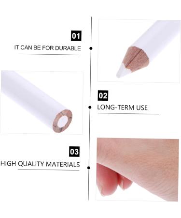 Ipetboom 30pcs Absorb White Pencil Nail Gems Nail Art Pencil White Nail Dotting Pencil Picking Tools Drilling - Buy Online on GoSupps.com