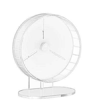 BUCATSTATE Hamster Wheel Silent 21cm Dual-Bearing Hamster Exercise Wheel Quiet Spinning for Syrian/Dwarf Hamster Gerbils Mice Degus Or Other Small Animals (White) 21cm white - Buy Online on GoSupps.com