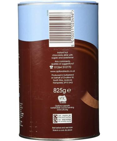 Option Belgian Choc-O-Lait Luxury Instant Hot Chocolate Drink with Sugar 2x825g - Buy Online on GoSupps.com