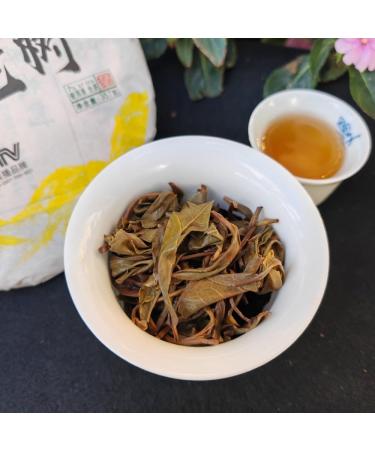 HQZM Exquisite Yunnan Mengku Tea Early Spring Raw Puer Tea 357g A Taste of Ancient Tradition - Buy Online on GoSupps.com