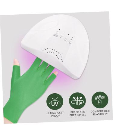 FOYTOKI 1 Pair Nail Gloves Fingerless Mitts Manicure Gloves Sunscreen Gloves Anti-uv Gloves Fingerless Gloves Gloves Manicure Tools UV Shield Gloves Nail Art Tools - Buy Online on GoSupps.com