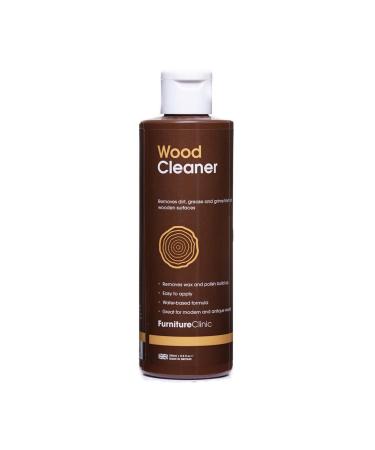 Furniture Clinic Wood Cleaner (250ml) | Restore & Clean Wooden Floors Furniture Blinds Doors Decking and Many Other Wood Surfaces - Easily Remove Wax & Polish Build up Grease and Grime 250 ml (Pack of 1) - Buy Online on GoSupps.com