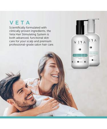 Stimulating Shampoo for Hair Growth | Drug-Free Treatment with Trichogen & Follicusan | Veta 27 fl. oz | Men's & Women's Hair Care - Buy Online on GoSupps.com