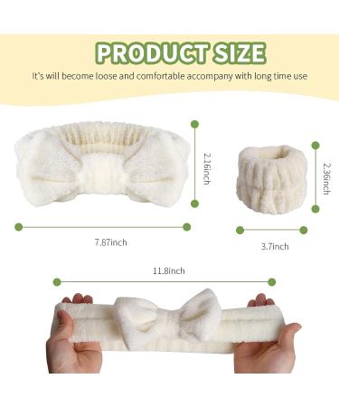 YGQQOY 6pc Spa Headband Set - Face Washing & Makeup Hair Band with Matching Wristbands for Women and Girls | Party Supplies - Buy Online on GoSupps.com