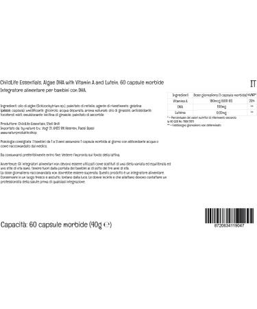 ChildLife Essentials Algae DHA Softgels - Lab-Tested, GMO Free, Gluten Free, Soy Free - Buy Online on GoSupps.com