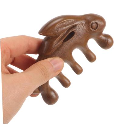 Hoement Wooden Massage Comb - Practical Body Acupuncture & Thai Massager Tool for Relaxation - Buy Online on GoSupps.com