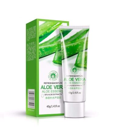 BIOAQUA 92% Aloe Vera Essence Refresh Moisture Purifying Smooth Face Body Hydrates Skin Care 40g/1.41fl.oz