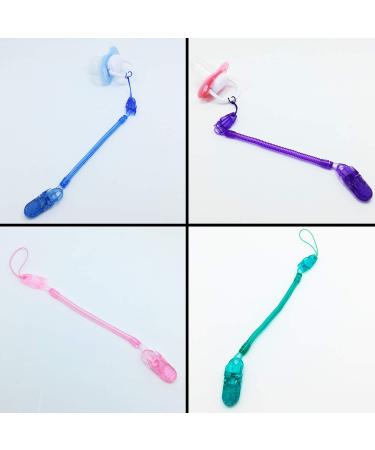 ANDERK 12-Piece Pacifier Strap Set | Unisex Pacifier Chains with Clips for Bibs & Scarves - International Shipping - Buy Online on GoSupps.com