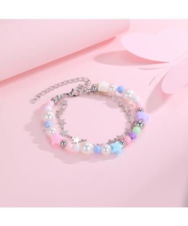 Kuaiyiju Handmade Harajuku Pentagram Bracelet | Trendy Star Trailer Wrist Chain for Women & Teens - Buy Online on GoSupps.com