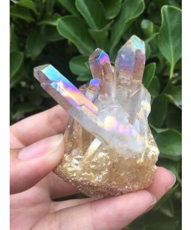 Specimen 60-70g Clear Natural Beautiful Pink Quartz Crystal Cluster Specimen ERTEYIN - Buy Online on GoSupps.com