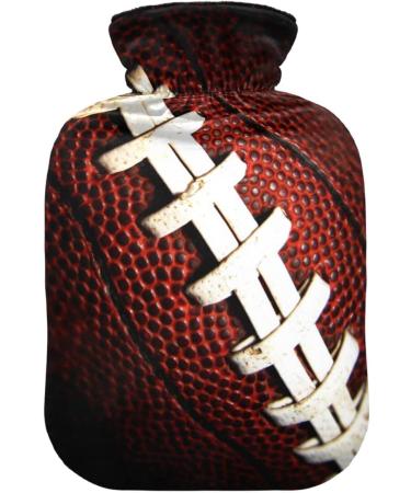 NAANLE RETRO American Football Hot Water Bottle 1L - MITEVED Transparent Bed Warmer for Pain Relief & Cold Therapy - Buy Online on GoSupps.com