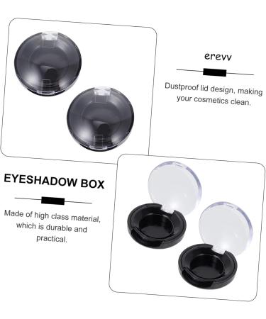 Balacoo 16 Pcs Eye Shadow Blank Highlighter Blusher Case Small Empty Makeup Case Travel Packing Box Make up 3.5x1.5cmx2pcs Black 1x2pcs - Buy Online on GoSupps.com