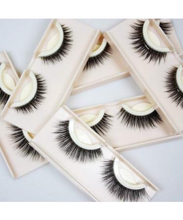 Self Adhesive Eyelashes Reusable Eye Lashes Natural False Eyelashes False Eyelashes Natural Look Reusable Natural 3d Lashes Curly Stick on Eye Lashes Glueless Lash Extensions - Buy Online on GoSupps.com