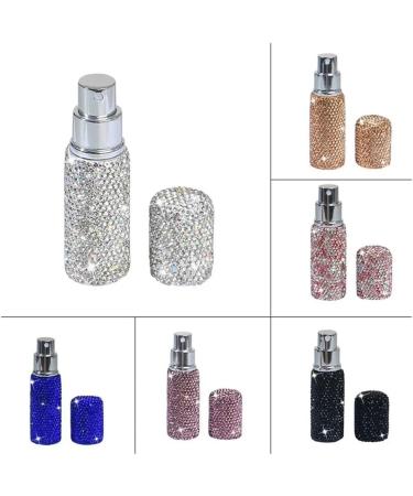 5ml & 10ml Rhinestone Perfume Spray Bottle - Refillable Travel-Friendly Makeup Perfume Container (Color: 03 - Buy Online on GoSupps.com