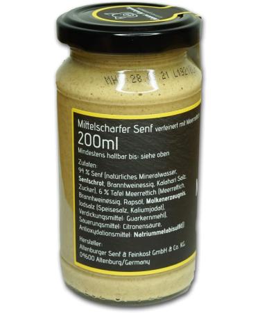  Robert Kriewitz Ueckerm nde horseradish mustard - Robert Kriewitz butcher shop - 200 ml - Buy Online on GoSupps.com