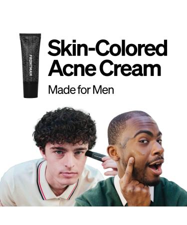 FRONTMAN Fade Skin-Colored Acne Cream for Men - L1 Light Shade 0.33oz - Buy Online on GoSupps.com