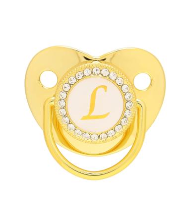 Golden Baby Bite Rings | 26 Letter Pacifier & Fruit Feed Dispenser | Safe Medical Materials - Buy Online on GoSupps.com