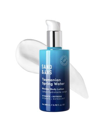 Sand & Sky - body lotion with Tasmanic spring water - moisture supply with hyaluronic acid - after -sun body lotion for dry skin - light and moisturizing skin care - 200ml