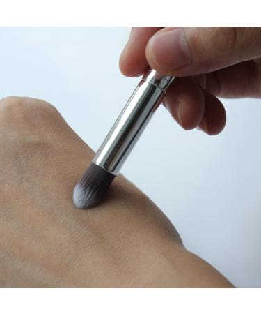 Set of 4 Silver Eye Shadow Brushes - Premium Quality & International Shipping - Buy Online on GoSupps.com