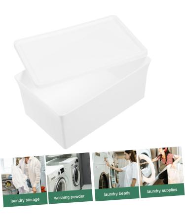 Didiseaon Box Sheet laundry storage box plastic drawers laundry powder bin washing powder Beads 16.8X11X7.5CM White - Buy Online on GoSupps.com