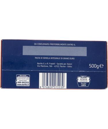  Italian Gourmet E.R. Pack of 20 Barilla Tortiglioni Integrali whole wheat pasta - Italian noodles - 500g + 400g Italian gourmet polpa - Buy Online on GoSupps.com