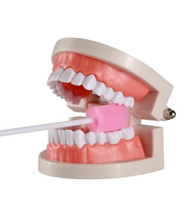 50 Pack Disposable Oral Swabs - Sterile Dental Sponge Swabsticks for Mouth & Gum Cleaning - Buy Online on GoSupps.com