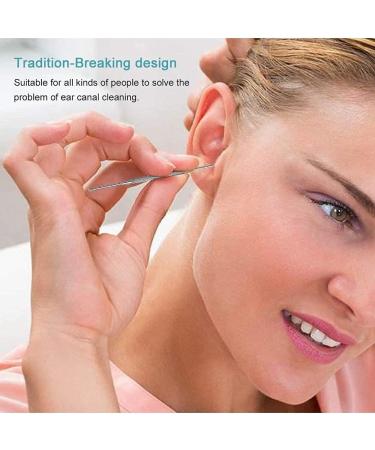 innovative spring earwax cleaner tool set 6 pcs/set Stainless Steel Ear Pick Spring Ear Spoon with Holster Stainless Steel Ear Wax Removal Cleaner Tool Set Earwax Removal Kit for Adults Kids (Pink) - Buy Online on GoSupps.com