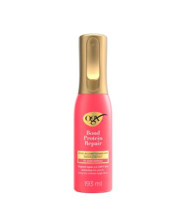 OGX Repair and Protect Bond Protein Repair Leave-in Apr s-shampoing et protection contre la chaleur Soin sans apesanteur et protection contre la chaleur jusqu' 230 C