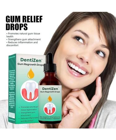 Dentizen Gum Regrowth Drops - Natural Therapy for Receding Gums and Teeth Whitening - Buy Online on GoSupps.com