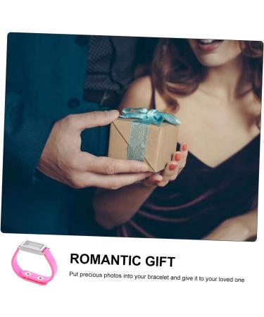 ABOOFAN 2pcs bracelet chain necklace locket vintage jewelry picture locket charm bracelet DIY bezel bracelet Pic Holder Bracelet Glass Bracelet glossy wrist chain wrist ornaments small box 21X2cm 4 - Buy Online on GoSupps.com