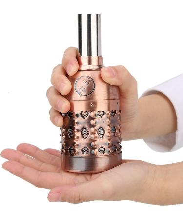 Moxa Roller - Hand-Held Copper Moxa Stick Roll for Moxibustion Massage | High Thermal Conductivity & Filter Network - Buy Online on GoSupps.com