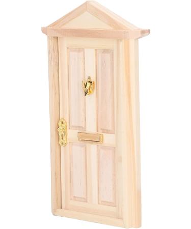 YYQTGG Miniature Wooden Door - Birch Craftsmanship for 1:12 Dollhouse Decor - 4 Grids - Buy Online on GoSupps.com