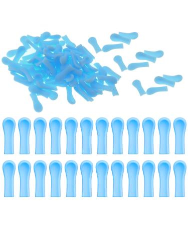 100 Pieces Ear Cleaner Tips Silicone Eartips for Ear Wax Removal Compatible with Ear Wax Removal Tools Soft Flexible and Safe for All Ages Replacement Tips Set