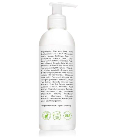 Vitamin C Lotion 15% for Face & Body - Hydrating Shea Butter & Jojoba Oil - 237 ml | International Shipping Available - Buy Online on GoSupps.com