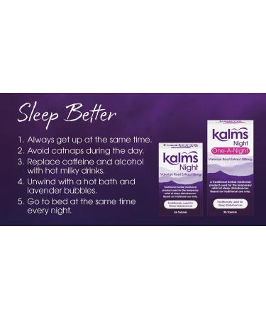 Calm Night 56 tablets Traditional Herbal Medicine used for the temporary relief of sleep disorders - Buy Online on GoSupps.com