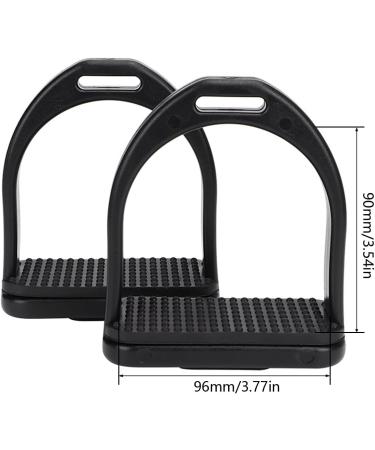 2Pcs Safety Stirrups for Saddle | Non-Slip Rubber Pad | Equestrian Sports - International Shipping Available - Buy Online on GoSupps.com