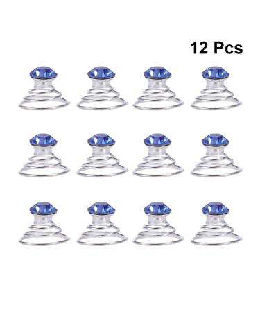 Uonlytech Light Blue Pearl Clip Hair Twists - 12PCS Rhinestone Spiral Hair Pins for Stunning Blue Hairstyles - Buy Online on GoSupps.com